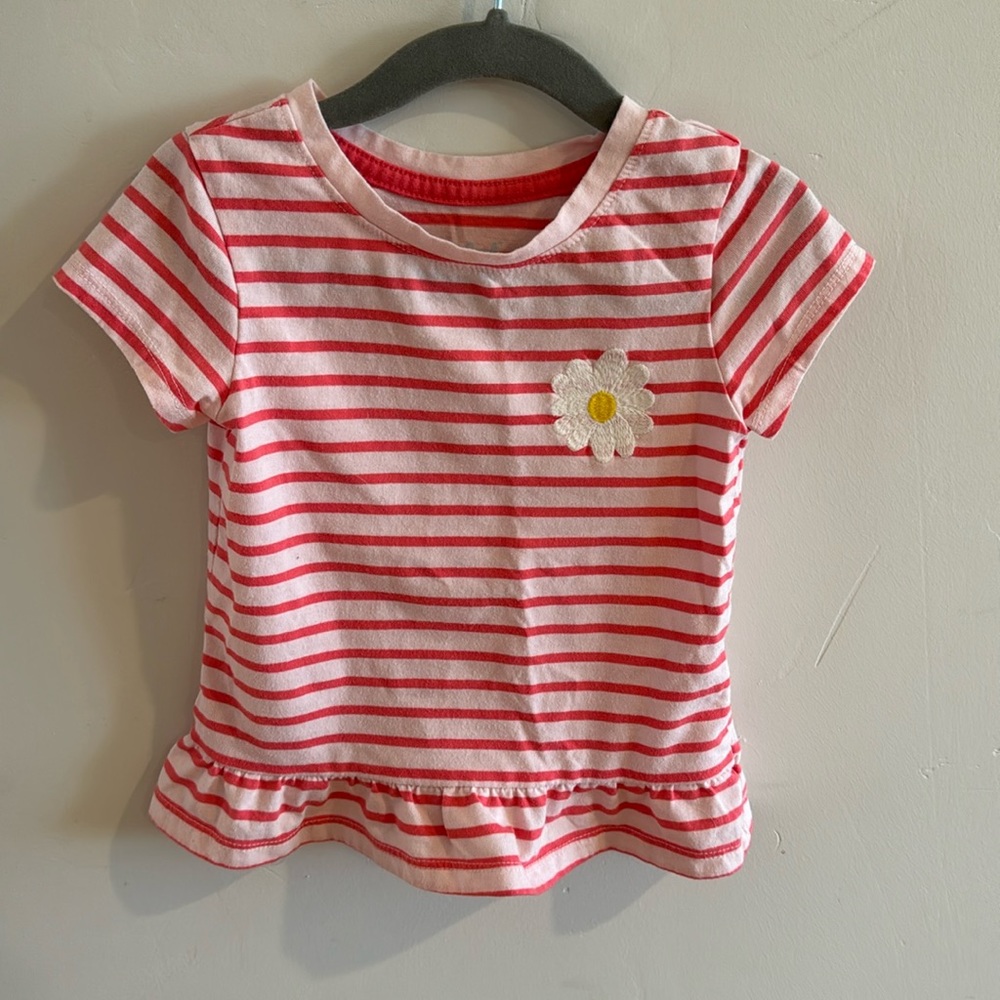 Cat & Jack Flower Patch T-Shirt